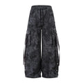 TALKLESSFASHION M / Black Multil - Camouflage Snake Skin Pattern pant -----0471
