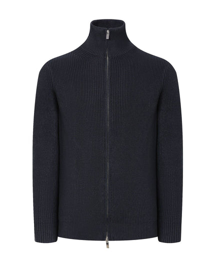 TALKLESSFASHION M / black Retro Chic Knit Cardigan