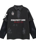 Black spelling navy blue