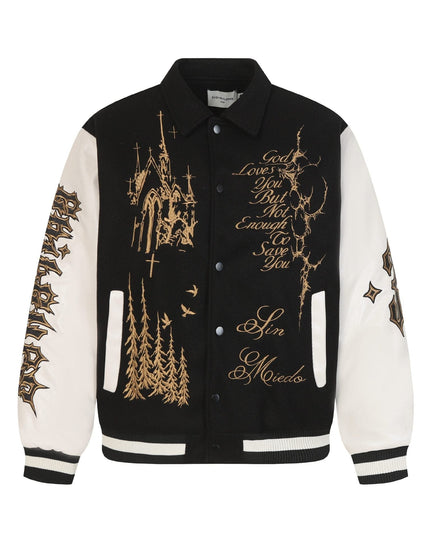 TALKLESSFASHION M / black Street Personalized Design Padded Jacket