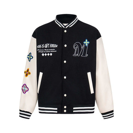 TALKLESSFASHION M / black TALKLESSFASHION Industrial Threads: From Baseball to Jackets