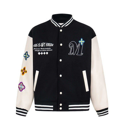 TALKLESSFASHION M / black TALKLESSFASHION Industrial Threads: From Baseball to Jackets