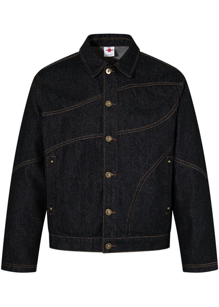 THETLSTUDIO M / Black top 140 Jiayiku's 2026 new arrivals, American retro old money style, deconstructed design, washed water, primary color denim jacket, jacket for men