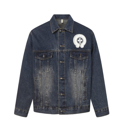 TALKLESSFASHION M / blue EON 26 spring new spot American street trendy high street individual design loose jacket jacket for women