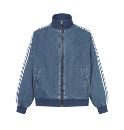 THETLSTUDIO M / blue EON 26 spring New spot American street trendy high street personality contrast strip loose jacket jacket for women
