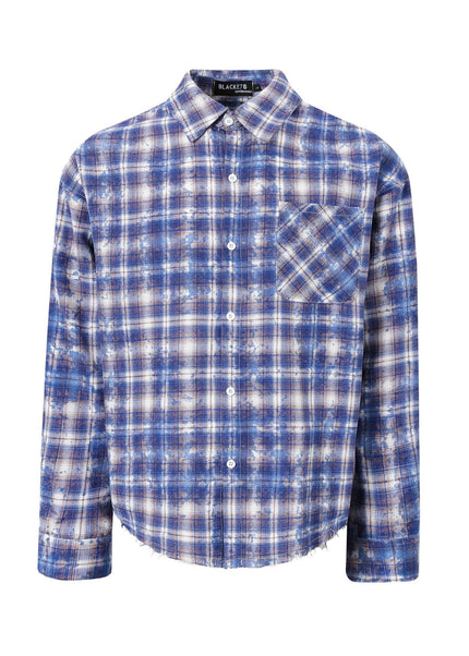 THETLSTUDIO M / blue EON 26 spring New spot American street trendy high street personality pattern long sleeve shirt man