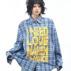 M / blue
