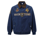 M / blue