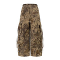 TALKLESSFASHION M / Brown Multil -  Camouflage Snake Skin Pattern pant------8047