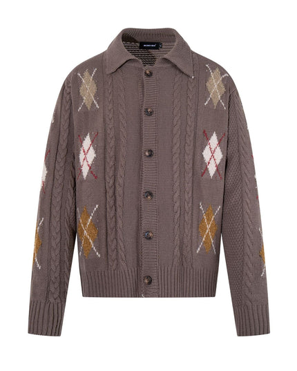 TALKLESSFASHION M / brown Vintage Cozy Knit Cardigan