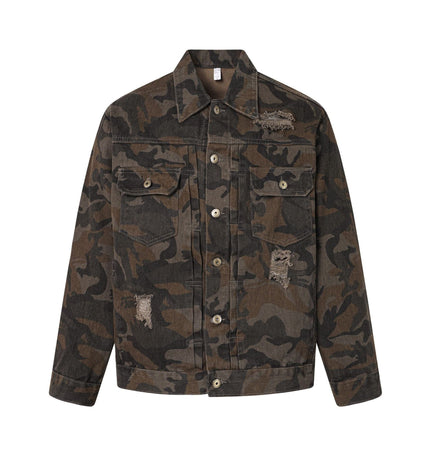 THETLSTUDIO M / Camouflage EON 26 spring New spot American street trendy high street individuality camouflage design loose jacket jacket for women