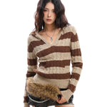 M / Coffee color