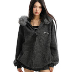 M / Dark gray plus velvet