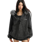 M / Dark gray plus velvet