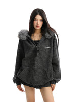 Dark gray plus velvet