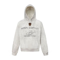 TALKLESSFASHION M / flecking gray 27258 American retro neutral high-end sense old sense deconstruction design men's heavy loose hooded sweatshirt