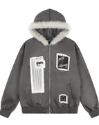 M / gray