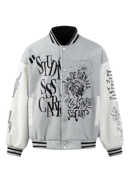 THETLSTUDIO M / gray EON 26 spring new spot American street trendy high street individual pattern loose jacket jacket