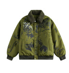 M / green