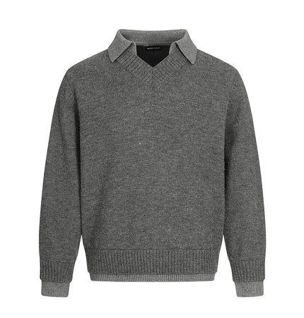 THETLSTUDIO M / Grey Hyper-Lazy Two-Piece Executive Knit
