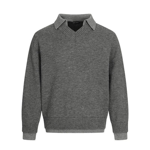 THETLSTUDIO M / Grey Hyper-Lazy Two-Piece Executive Knit