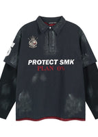 Navy blue spell red