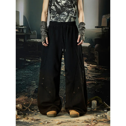 TALKLESSFASHION M / pants Wasteland Cropped Hooded Vest & Slacks Set