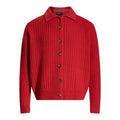 TALKLESSFASHION M / red GXFortune American Vintage Button-Down Cardigan Sweater Cleanfit Versatile Lazy Short Knit