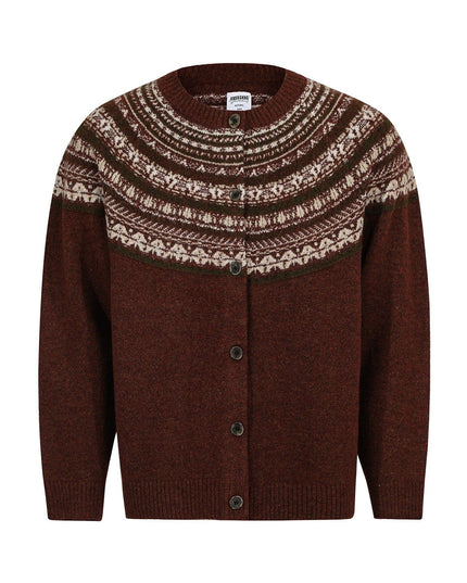 TALKLESSFASHION M / red Talkless Atmospheric Kinetic Cardiganter