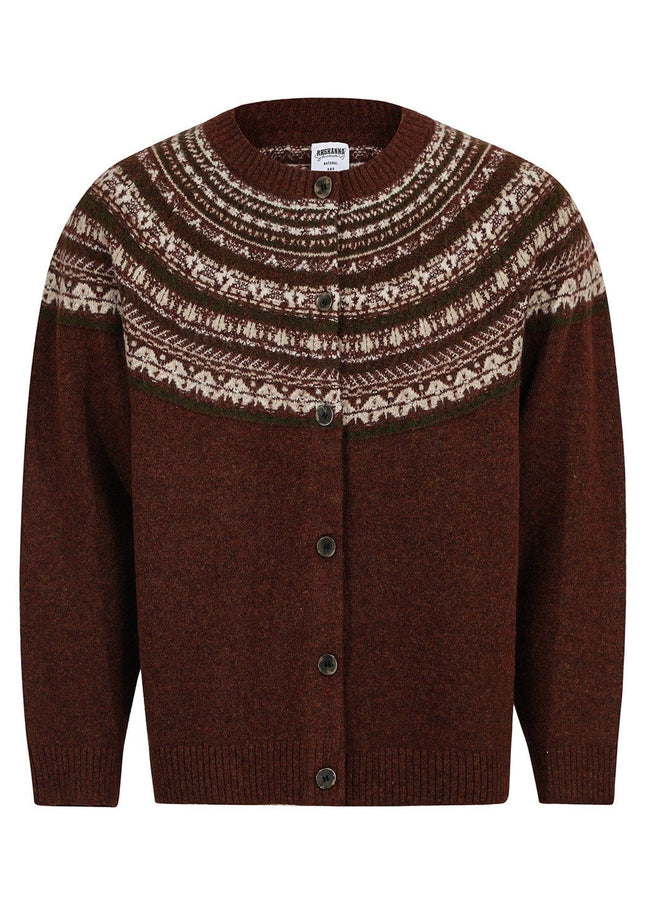 TALKLESSFASHION M / red Talkless Atmospheric Kinetic Cardiganter
