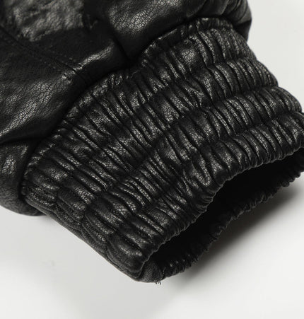 THETLSTUDIO Mecha Pilot Padded Leather Jacket
