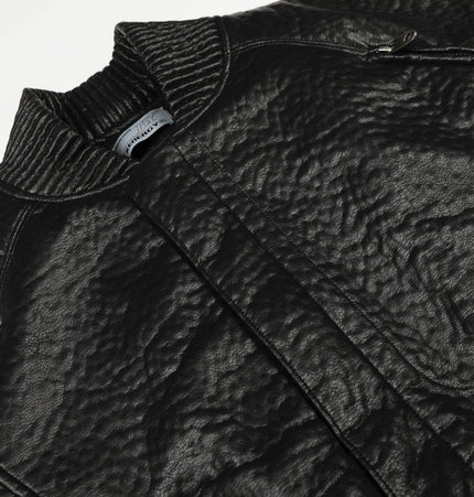 THETLSTUDIO Mecha Pilot Padded Leather Jacket