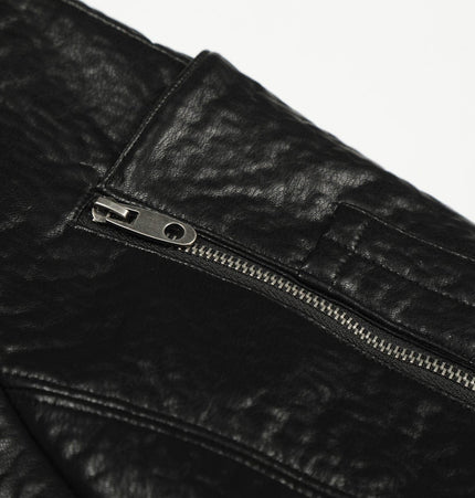 THETLSTUDIO Mecha Pilot Padded Leather Jacket