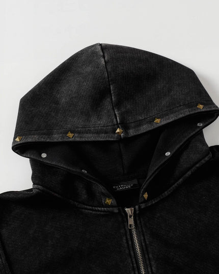 TALKLESSFASHION Mid-Night Groover hoodie —-7096