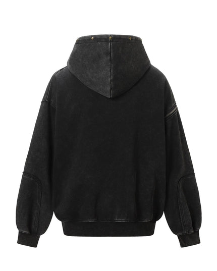 TALKLESSFASHION Mid-Night Groover hoodie —-7096