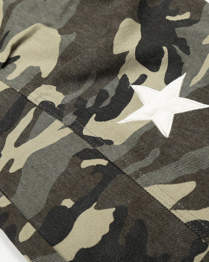 TALKLESSFASHION New American Street Chao High Street Personality Design Camouflage Casual Pants