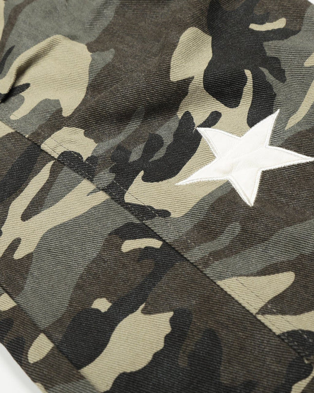 TALKLESSFASHION New American Street Chao High Street Personality Design Camouflage Casual Pants