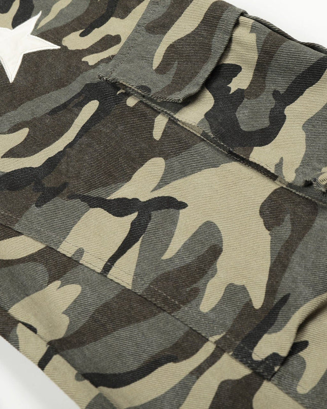 TALKLESSFASHION New American Street Chao High Street Personality Design Camouflage Casual Pants