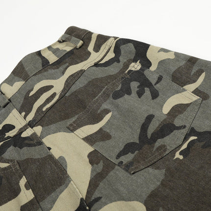 TALKLESSFASHION New American Street Chao High Street Personality Design Camouflage Casual Pants