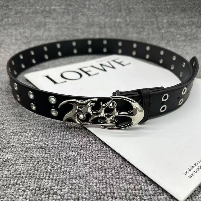 Y2K Hollow PU Punk Belt