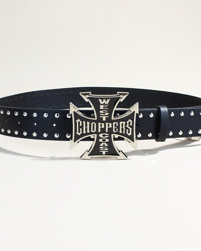 TALKLESSFASHION New Trend Belt Fashion Personality Willow Stud Youth Belt Punk Cross Snap Casual Pants Belt In Stock Wholesale