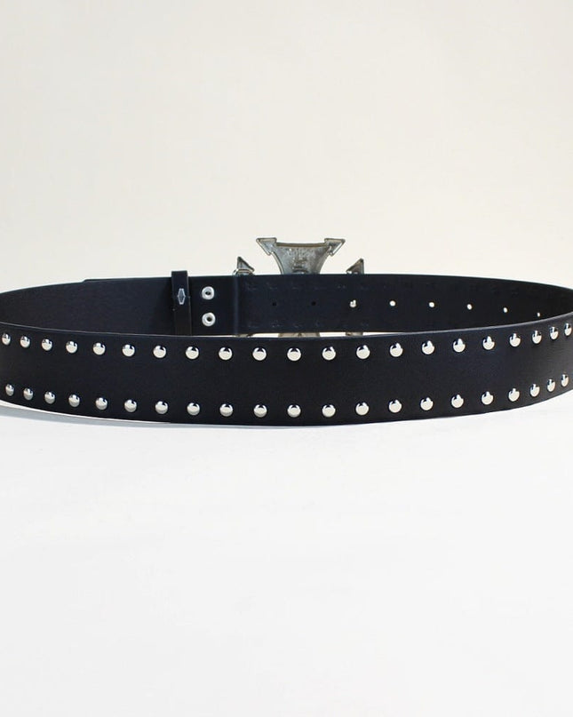 TALKLESSFASHION New Trend Belt Fashion Personality Willow Stud Youth Belt Punk Cross Snap Casual Pants Belt In Stock Wholesale