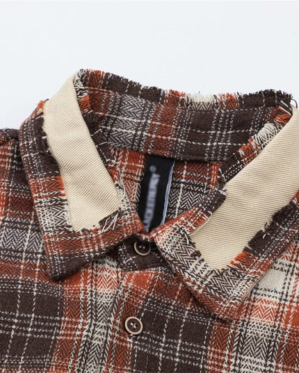 TALKLESSFASHION Niche Loose Lapel Shirt—2112