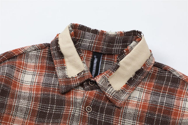 TALKLESSFASHION Niche Loose Lapel Shirt—2112