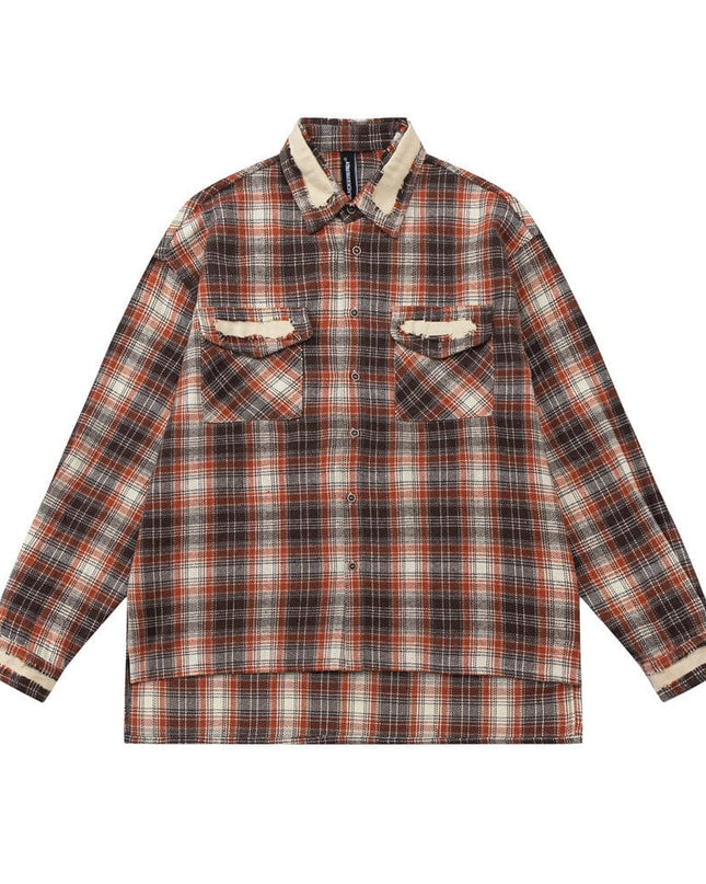 TALKLESSFASHION Niche Loose Lapel Shirt—2112