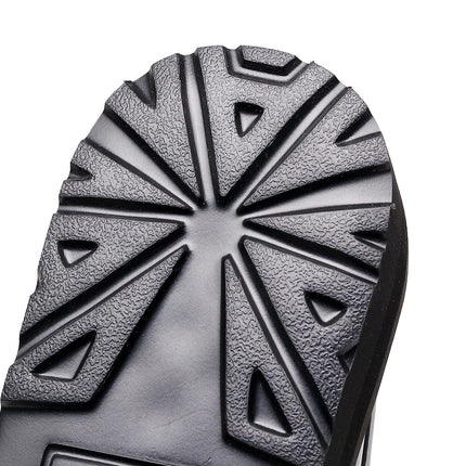 TALKLESSFASHION [No foot grinding] lightweight-platform tassel loafers, female genuine leather low-top heightened black small leather shoes four-season boots 5