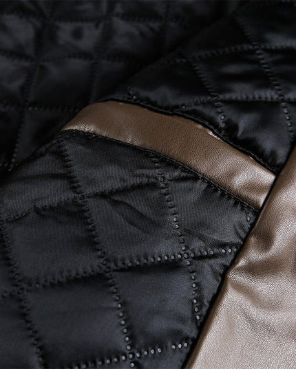 TALKLESSFASHION Old Money Pilot Leather Jacket