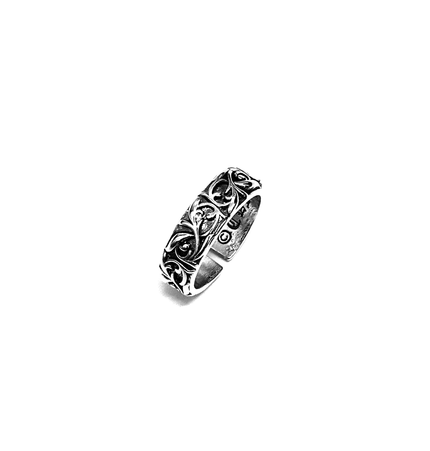 TALKLESSFASHION Opening adjustable Direction of Light Niche "Eternal Vine" vintage ring men's couple personality ring trend