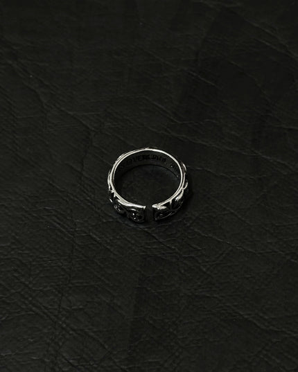 TALKLESSFASHION Opening adjustable Direction of Light Niche "Eternal Vine" vintage ring men's couple personality ring trend