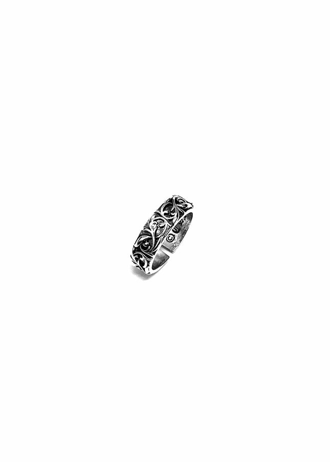 TALKLESSFASHION Opening adjustable Direction of Light Niche "Eternal Vine" vintage ring men's couple personality ring trend